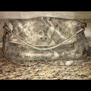 Kate Spade Satchel Snakeskin Metallic